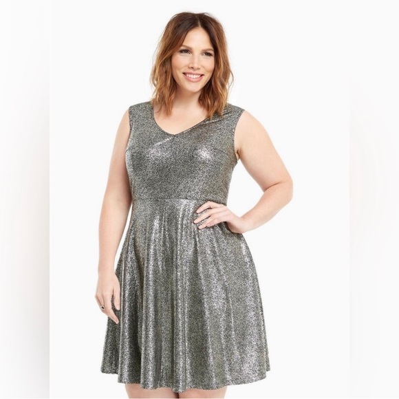 torrid Dresses & Skirts - Torrid dress. Super fun and sparkly!